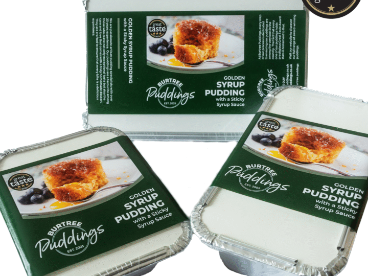 Golden Syrup Puddings Burtree Puddings Great Taste Award