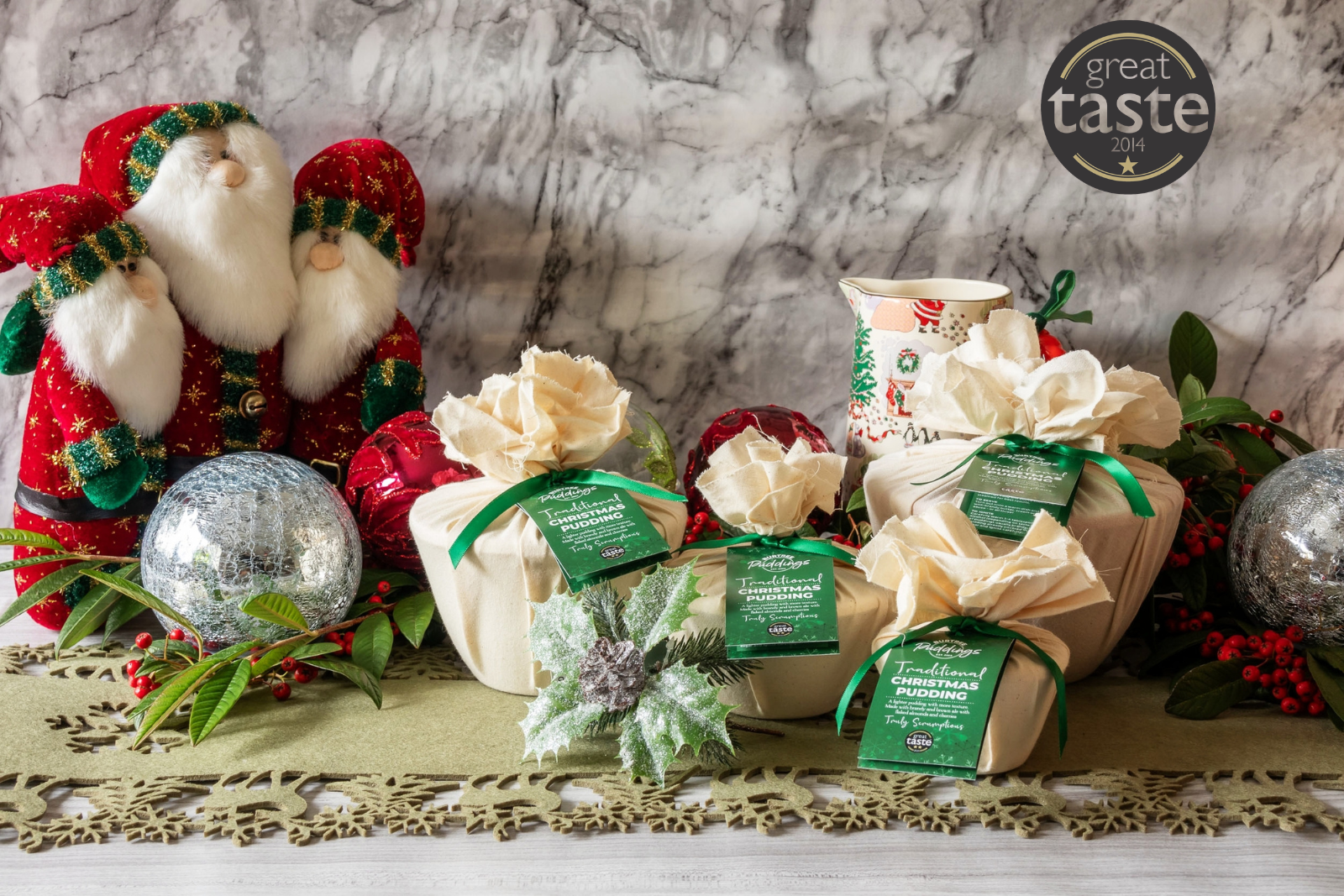 Traditional Christmas Pudding Award Winning New Packaging