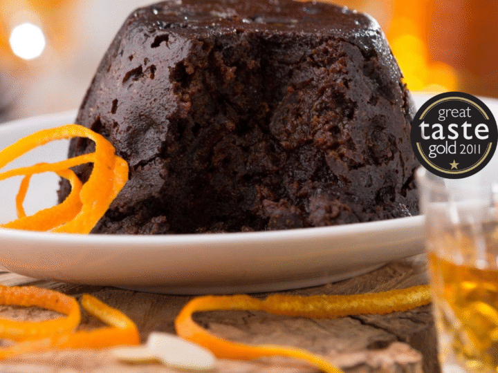 Gluten Free Christmas Pudding with Good Taste Logo
