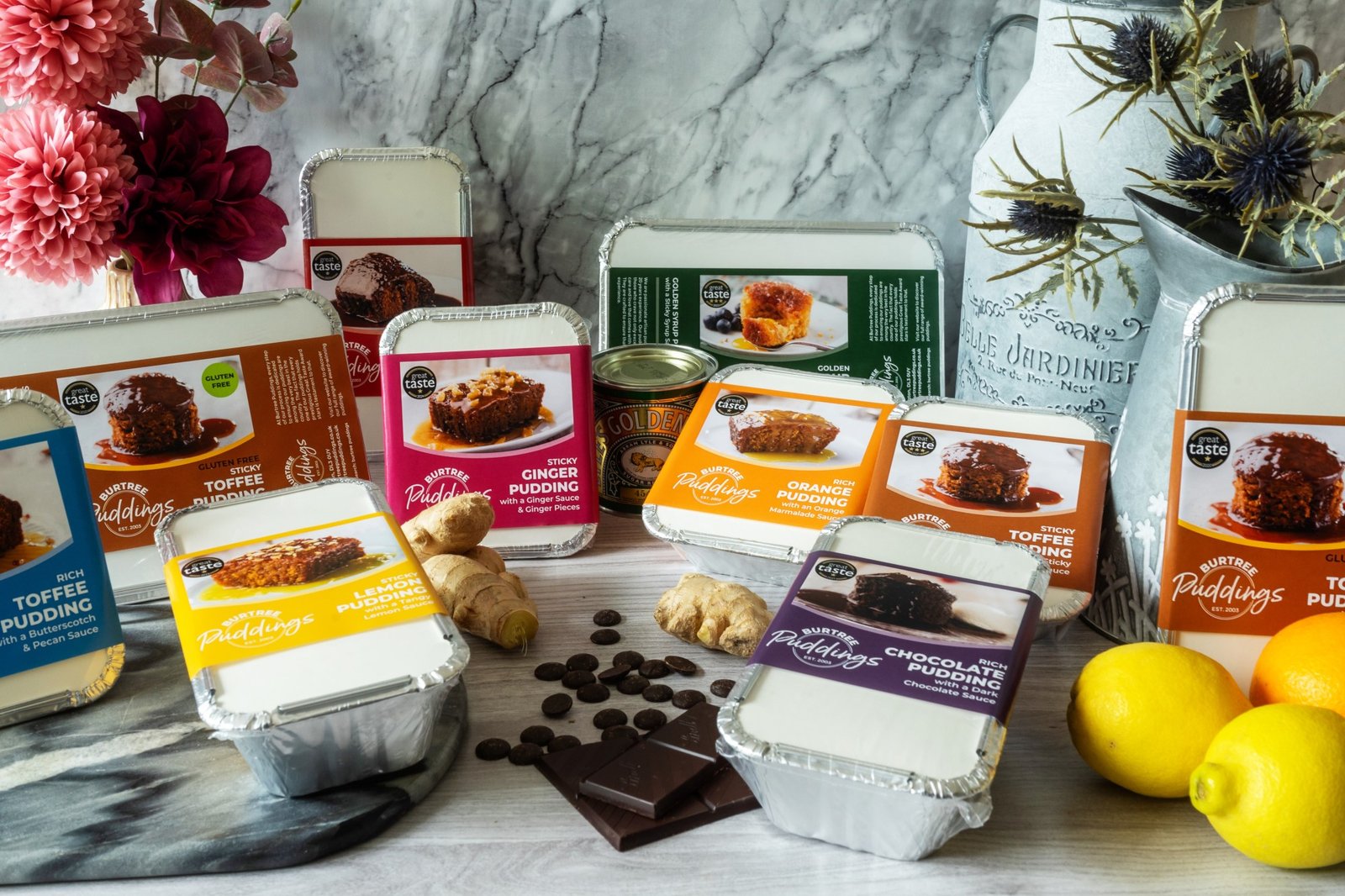 Burtree Puddings Range Burtree Puddings Range
